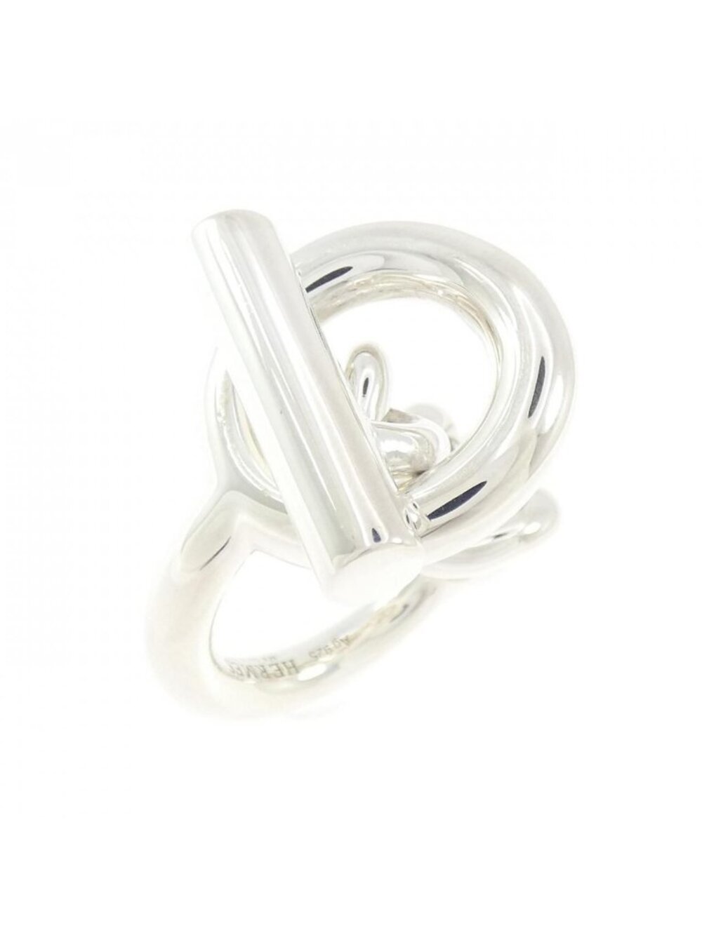 Hermes Croisette Ring Silver